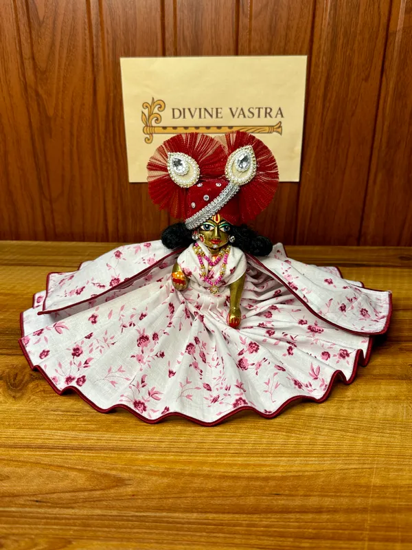 Laddu_Gopal_Summer_Spl_White_Maroon_Cotton_Poshak