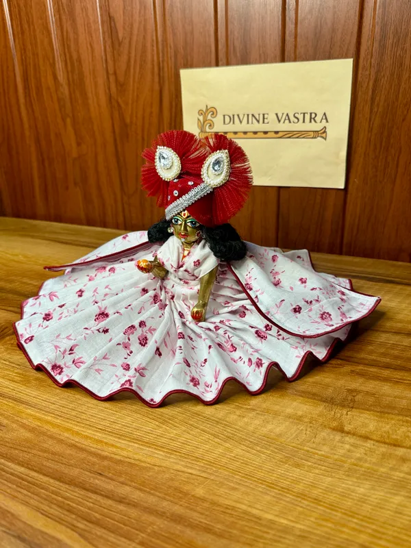 Laddu_Gopal_Summer_Spl_White_Maroon_Cotton_Poshak