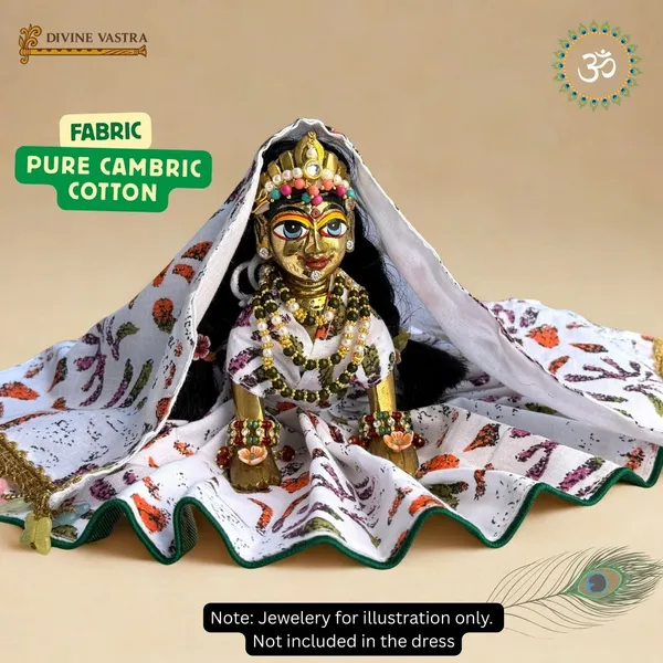 Bal_Radha_Ladli_Ji_Summer_Special_Cotton_Poshak_Gopal_Gulzar_|_Matching_Dupatta_&_Chandrika