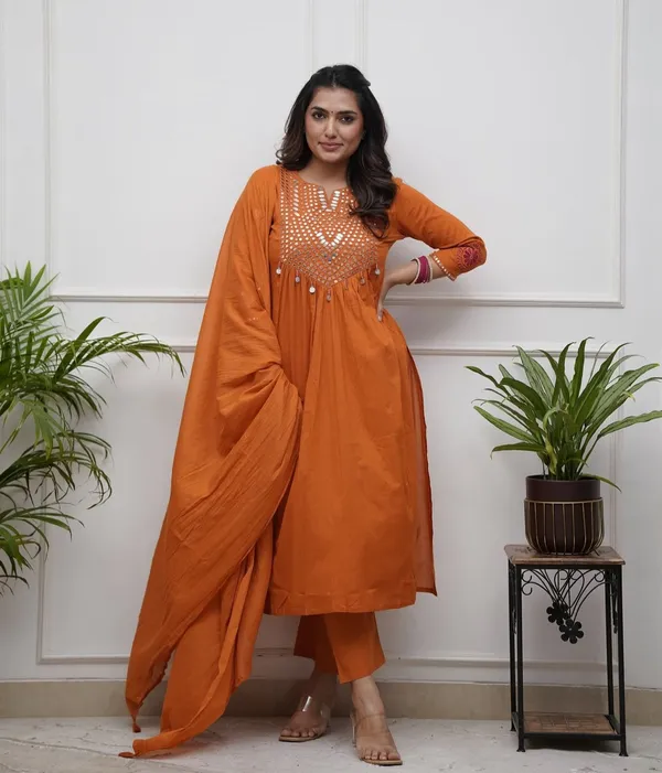 Women's_Cotton_Embroidery_Nayra_Cut_Kurta_and_Pant_with_Dupatta_Set