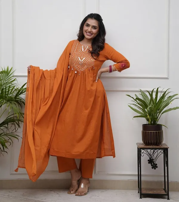 Women's_Cotton_Embroidery_Nayra_Cut_Kurta_and_Pant_with_Dupatta_Set
