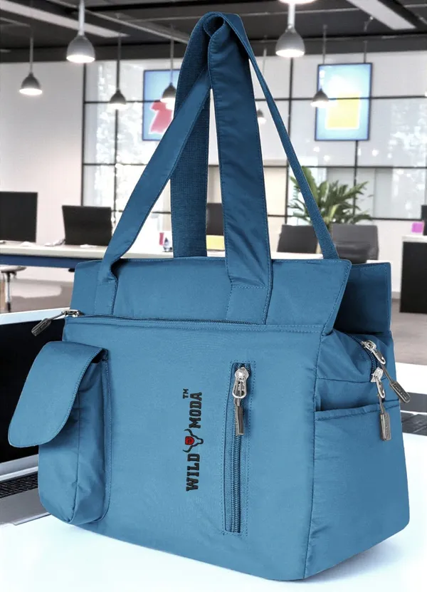 Wildmoda_Women_Blue_Shoulder_Bag