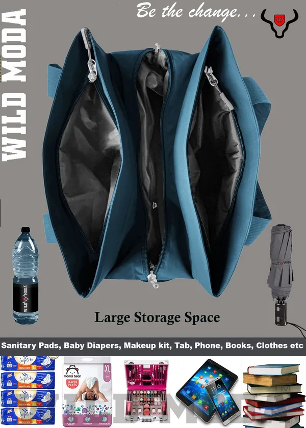 Wildmoda_Women_Blue_Shoulder_Bag