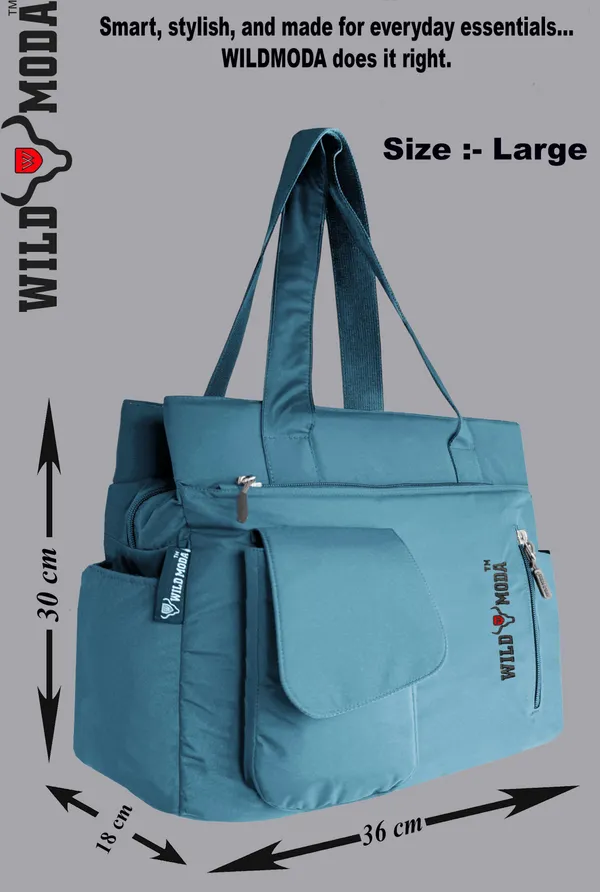 Wildmoda_Women_Blue_Shoulder_Bag