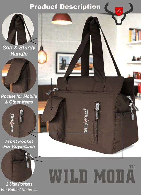 Wildmoda_Women_Brown_Shoulder_Bag