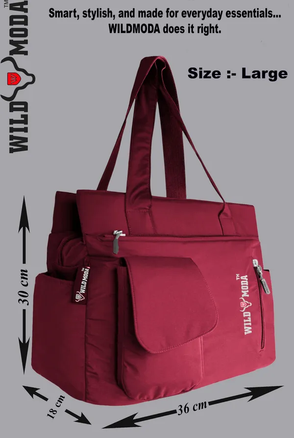 Wildmoda_Women_Maroon_Shoulder_Bag