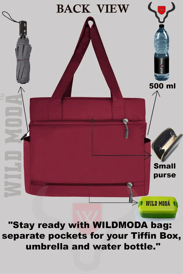 Wildmoda_Women_Maroon_Shoulder_Bag