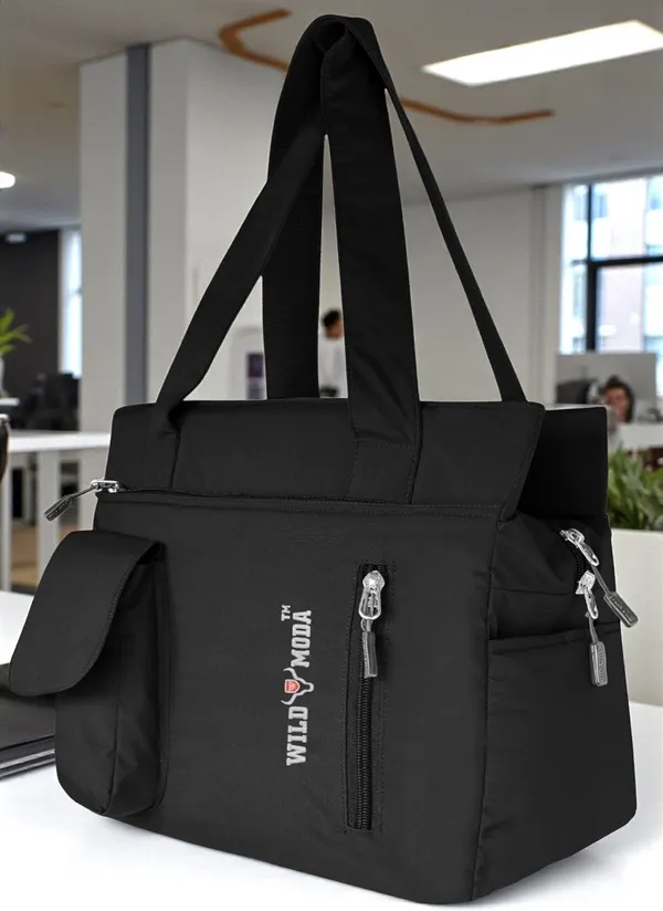 Wildmoda_Women_Black_Shoulder_Bag