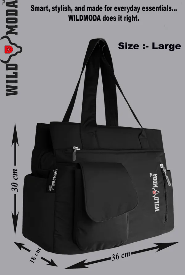 Wildmoda_Women_Black_Shoulder_Bag
