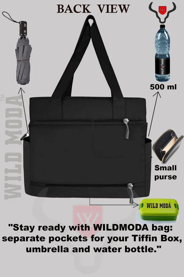 Wildmoda_Women_Black_Shoulder_Bag