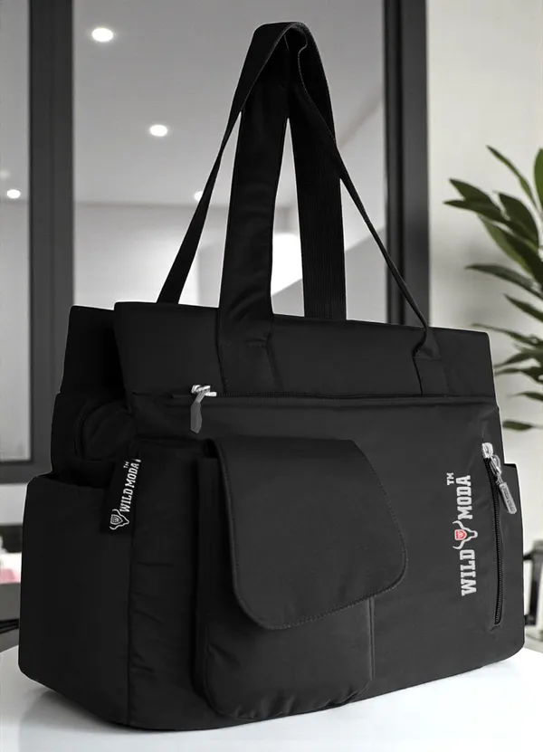 Wildmoda_Women_Black_Shoulder_Bag