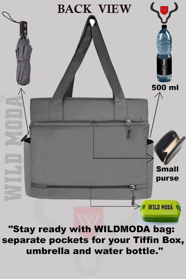 Wildmoda_Women_Grey_Shoulder_Bag