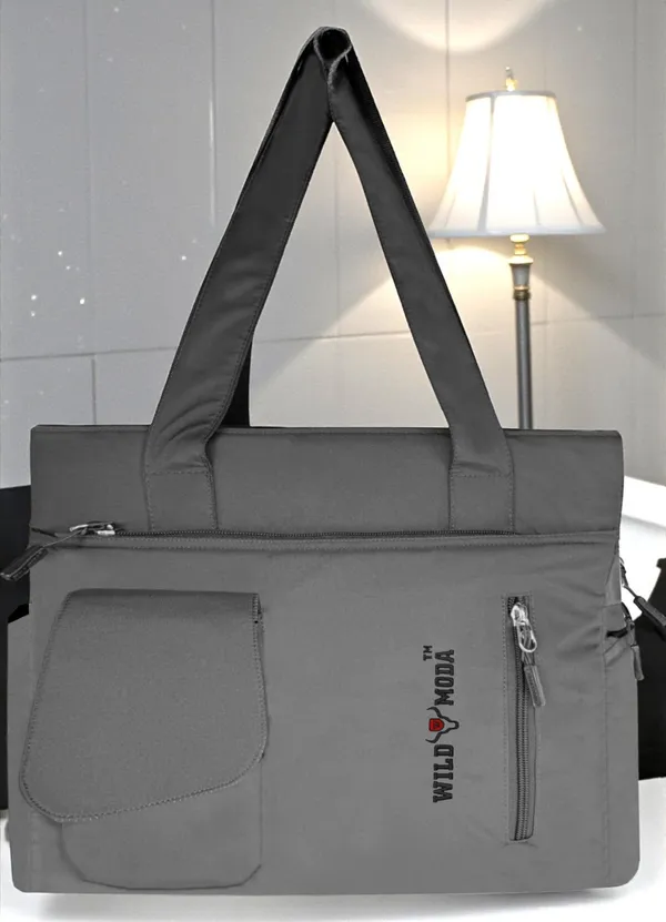 Wildmoda_Women_Grey_Shoulder_Bag