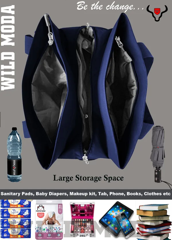Wildmoda_Women_Blue_Shoulder_Bag