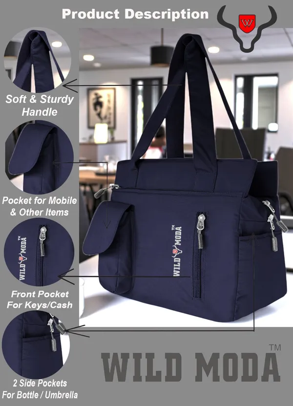 Wildmoda_Women_Blue_Shoulder_Bag