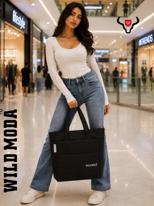 Wildmoda_Women_Black_Shoulder_Bag