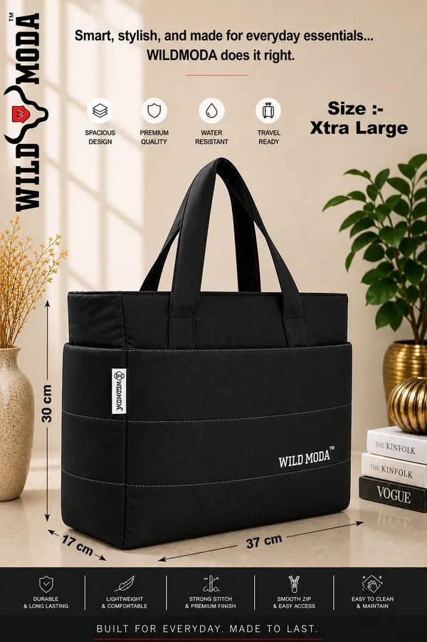 Wildmoda_Women_Black_Shoulder_Bag