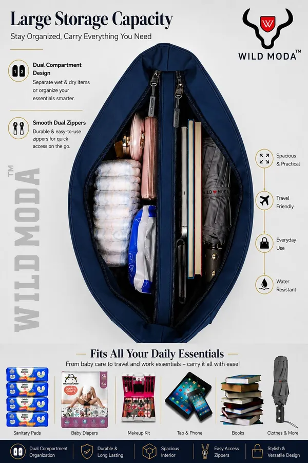Wildmoda_Women_Blue_Shoulder_Bag