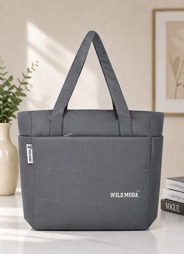 Wildmoda_Women_Grey_Shoulder_Bag