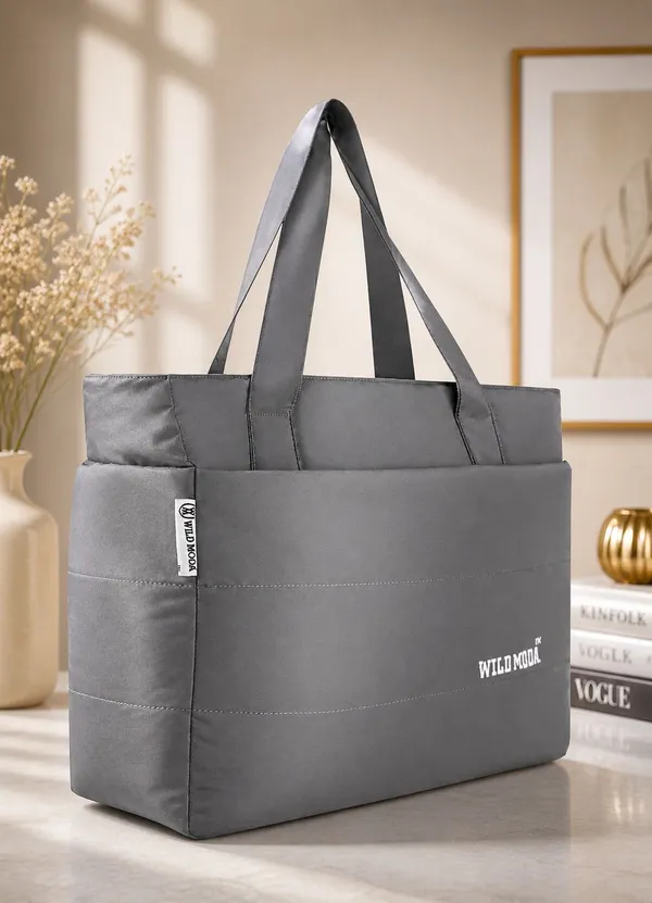 Wildmoda_Women_Grey_Shoulder_Bag