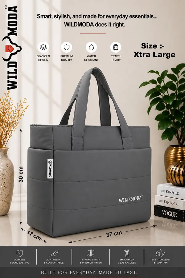 Wildmoda_Women_Grey_Shoulder_Bag