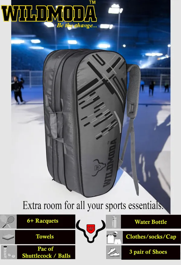 Grey_&_Black_Polyester_Badminton_Bag_For_Men_&_Women_(65_L)