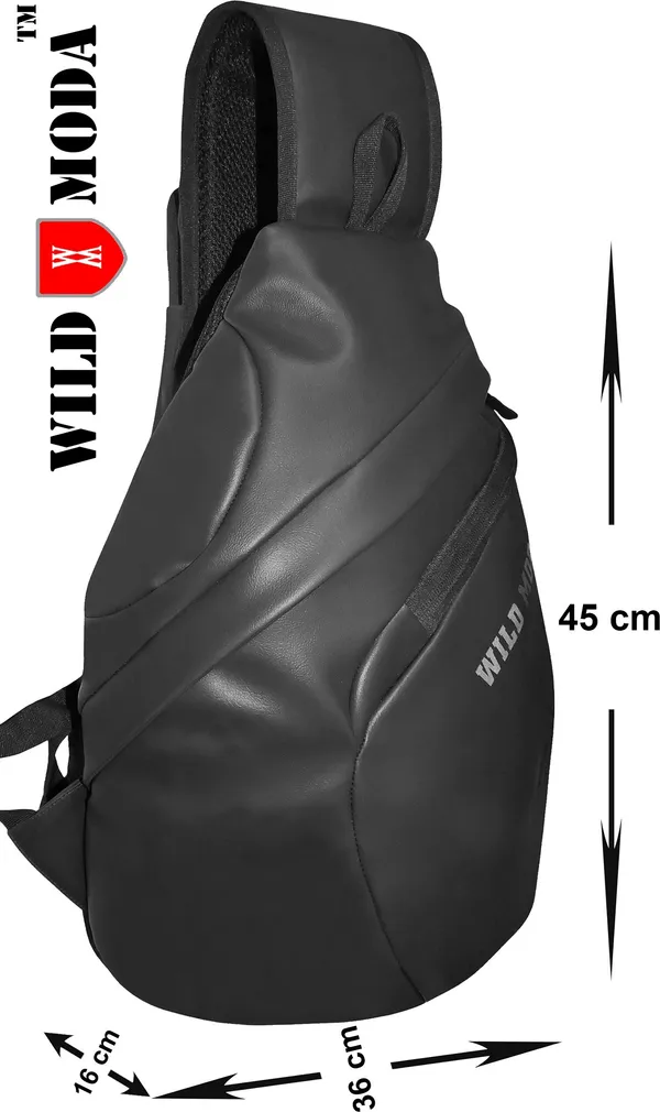 Grey_Faux_Leather_Zipper_Closure_Backpack_For_Men_&_Women_(45_X_36_X_40.64_Cm)