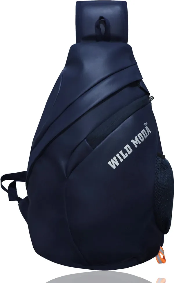 Blue_Faux_Leather_Zipper_Closure_School_Bag_For_Boys_&_Girls_(45_X_36_X_40.64_Cm)