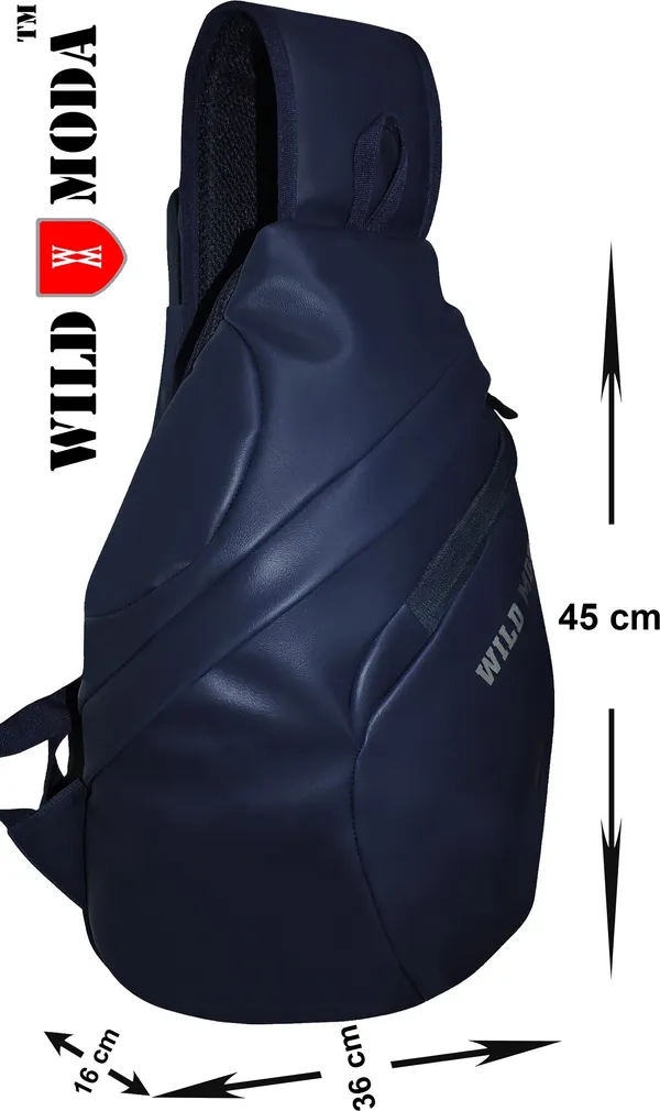 Blue_Faux_Leather_Zipper_Closure_School_Bag_For_Boys_&_Girls_(45_X_36_X_40.64_Cm)