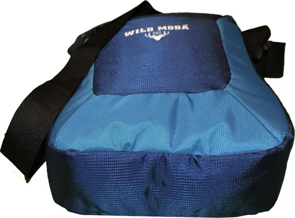 Blue_Polyester_Non-Detachable_Strap_Zipper_Closure_Multipurpose_Travel_Sling_Bag_For_Men_&_Women_(31_X_23_Cm)
