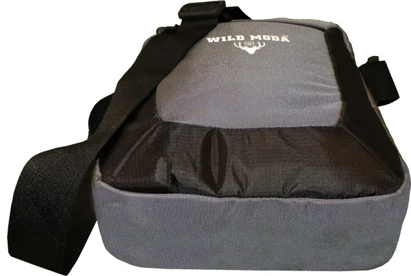 Grey_Polyester_Non-Detachable_Strap_Zipper_Closure_Multipurpose_Travel_Sling_Bag_For_Men_&_Women_(31_X_23_Cm)