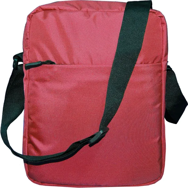 Maroon_Polyester_Non-Detachable_Strap_Zipper_Closure_Multipurpose_Travel_Sling_Bag_For_Men_&_Women_(31_X_23_Cm)