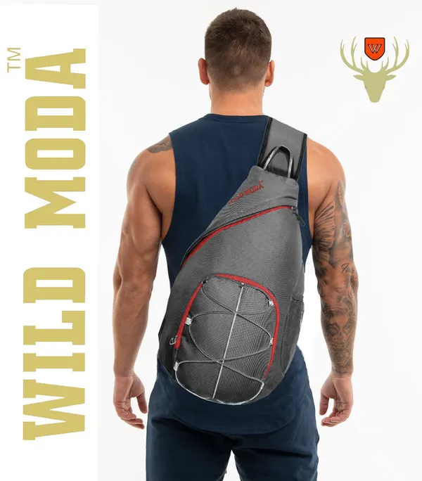 Grey_&_Red_Polyester_Solid_Crossbody_Backpack_For_Boys_&_Girls_(16_X_6_X_6_In)