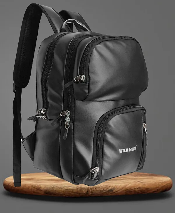 Grey_Artificial_Leather_Solid_Laptop_Backpack_For_Men_&_Women_(17_X_11.5_X_5.5_In)