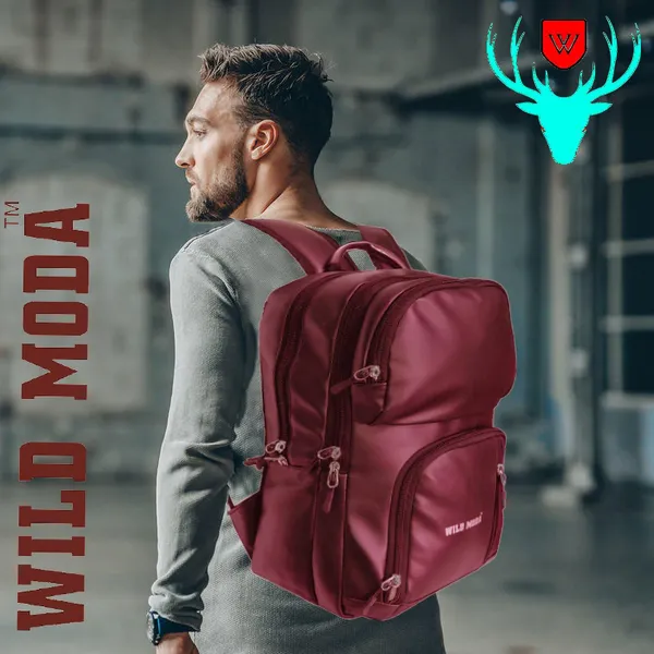 Maroon_Artificial_Leather_Solid_Laptop_Backpack_For_Men_&_Women_(17_X_11.5_X_5.5_In)