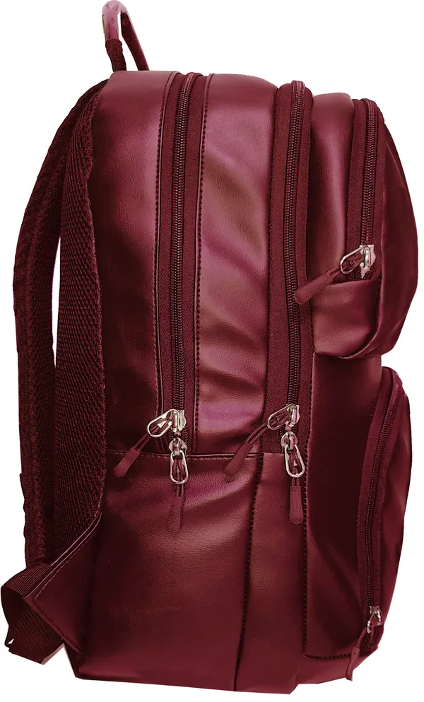 Maroon_Artificial_Leather_Solid_Laptop_Backpack_For_Men_&_Women_(17_X_11.5_X_5.5_In)