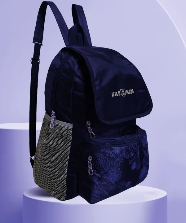 Blue_Polyester_Printed_Backpack_For_Girls_(17.5_X_11_X_5_In)
