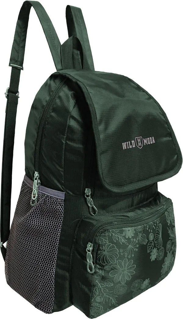 Green_Polyester_Printed_Backpack_For_Girls_(17.5_X_11_X_5_In)