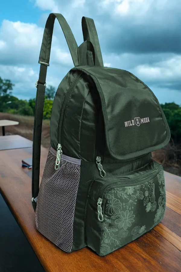 Green_Polyester_Printed_Backpack_For_Girls_(17.5_X_11_X_5_In)