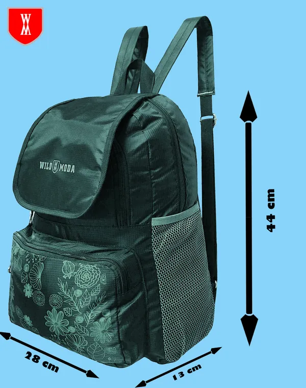 Green_Polyester_Printed_Backpack_For_Girls_(17.5_X_11_X_5_In)