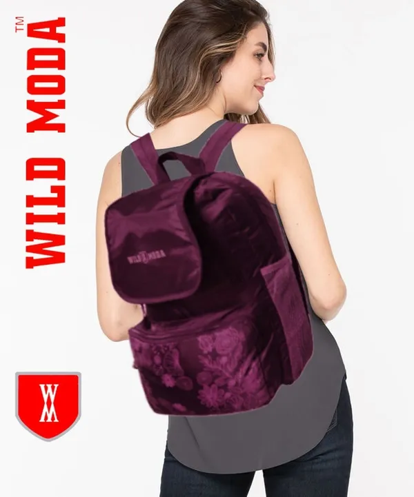 Purple_Polyester_Printed_Backpack_For_Girls_(17.5_X_11_X_5_In)