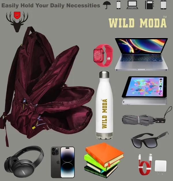 Maroon_Polyester_Solid_Laptop_Backpack_For_Boys_&_Girls_(19_X_12_X_9.5_In)