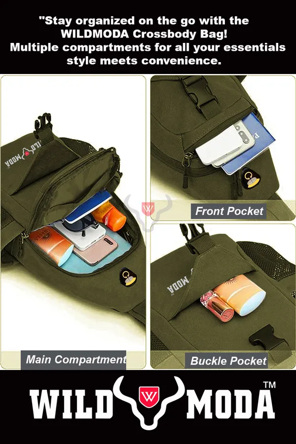 Light_Green_Polyester_Zipper_Closure_Sling_Bag_For_Men_&_Women_(46_X_26_X_9.4996_Cm)