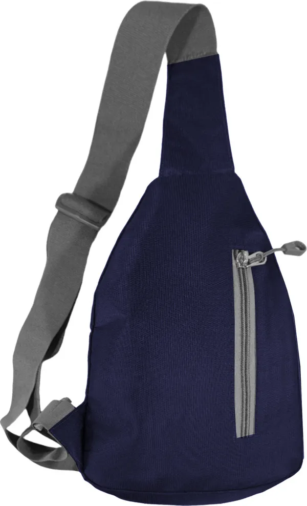 Blue_Polyester_Non-Detachable_Strap_Zipper_Closure_Crossbody_Backpack_For_Men_&_Women_(30_X_22_Cm)