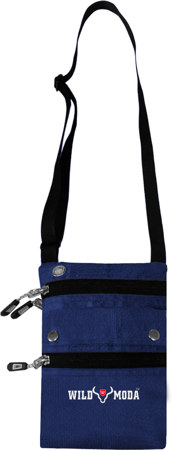 Blue_Polyester_Non-Detachable_Strap_Zipper_Closure_Travel_Sling_Bag_For_Men_&_Women_(21_X_16_Cm)