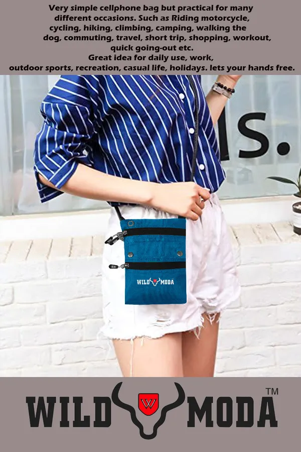Multicolor_Polyester_Non-Detachable_Strap_Zipper_Closure_Travel_Sling_Bag_For_Men_&_Women_(21_X_16_Cm)