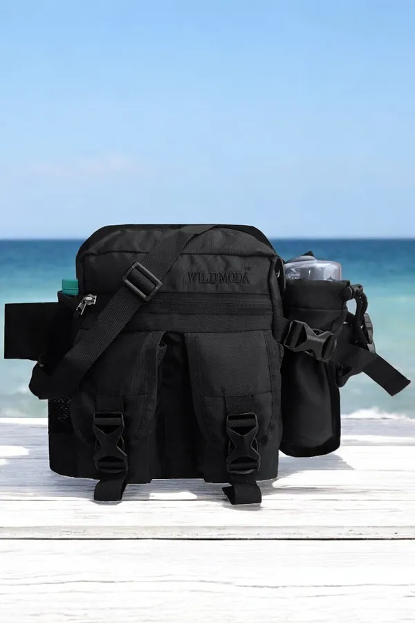 Black_Polyester_Detachable_Strap_Waist_&_Sling_Bag_For_Men_&_Women_(26_X_20_Cm)