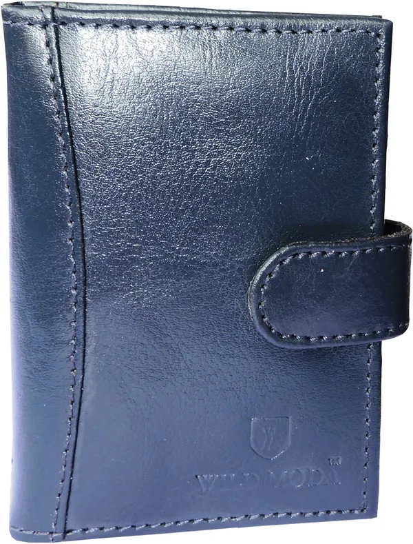 Blue_Genuine_Leather_Slide_Loading_Push_Button_Closure_Card_Holder_For_Men_(110_X_75_X_15_Mm)