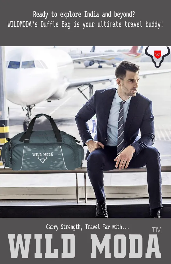 Grey_Polyester_Heavyduty_Duffel_Without_Wheels_For_Men_&_Women_(22_X_11_X_13_In)