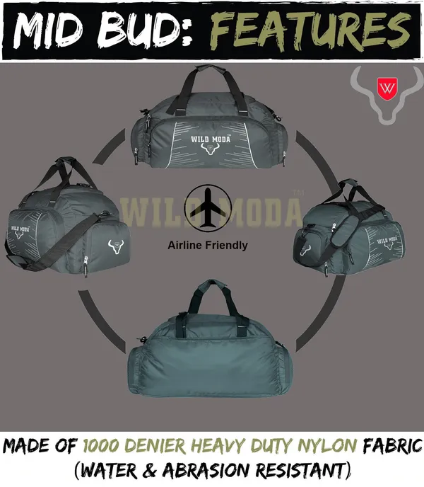 Grey_Polyester_Heavyduty_Duffel_Without_Wheels_For_Men_&_Women_(22_X_11_X_13_In)